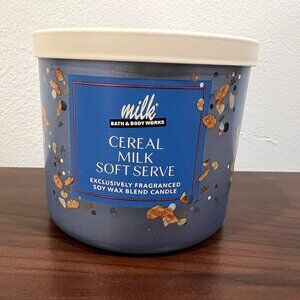 Bath & Body Works Cereal Milk Soft Serve 3-Wick Candle
